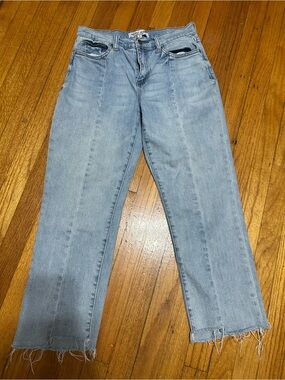 Velvet Heart Jeans Womens 28 Raw Hem Cropped Retro‎ Pants Mid Rise